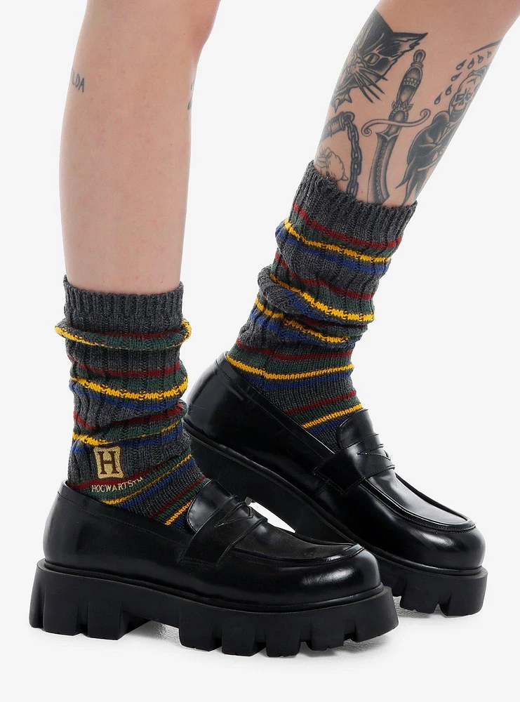 Harry Potter Hogwarts Stripe Slouch Socks