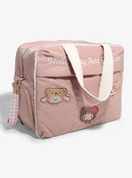 Sanrio Hello Kitty and Friends Latte Bear Sherpa Duffle Bag - BoxLunch Exclusive