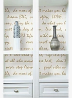 Dream Big Script Gold Peel & Stick Wallpaper