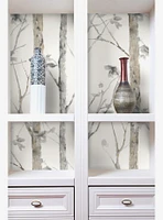 Birch Trees Brown Peel & Stick Wallpaper