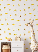 Baby Shark Cream Peel & Stick Wallpaper