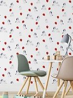 Bluey Keepy Uppy White Peel & Stick Wallpaper