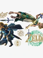 The Legend of Zelda: Tears of the Kingdom Zelda & Link Wall Decals