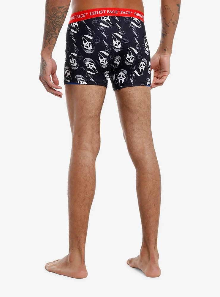 Ghost Face Allover Print Boxer Briefs