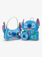 Loungefly Disney Lilo & Stitch Floral Stitch Figural Mini Backpack - BoxLunch Exclusive