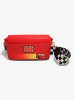 Loungefly Disney Pixar Card Lightning McQueen Bumper Light-Up Figural Crossbody Bag - BoxLunch Exclusive