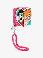 Loungefly Disney A Goofy Movie Max & Roxanne Split Heart Small Zip Wallet - BoxLunch Exclusive