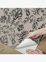 Blooming Damask Taupe Peel & Stick Wallpaper