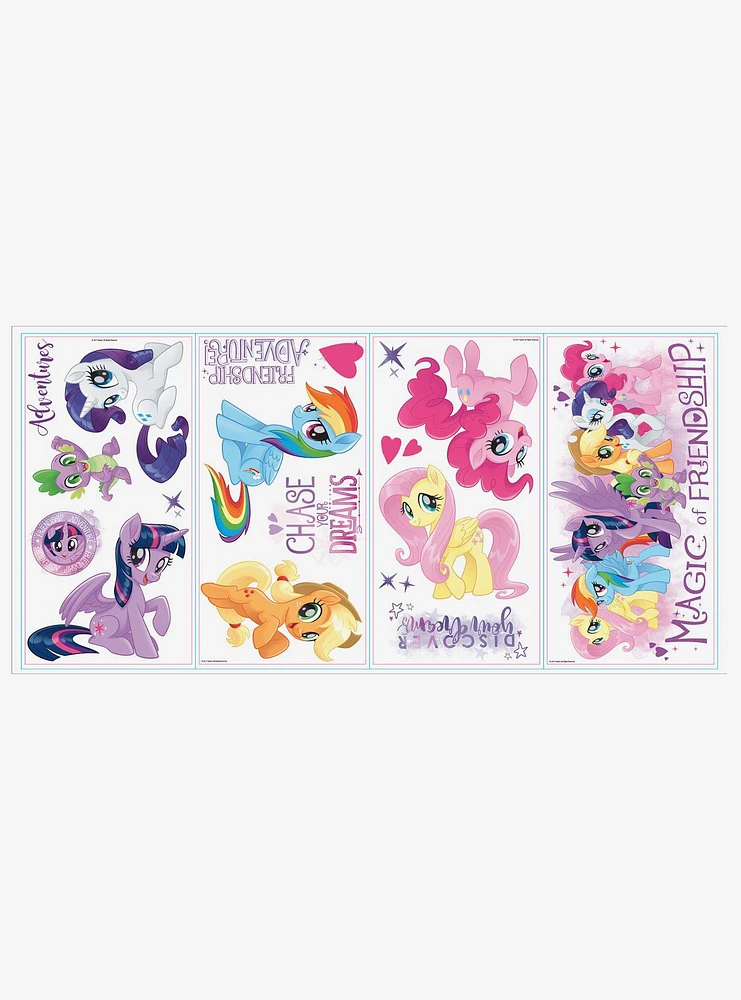 My Little Pony The Movie Wall Decals With Glitter