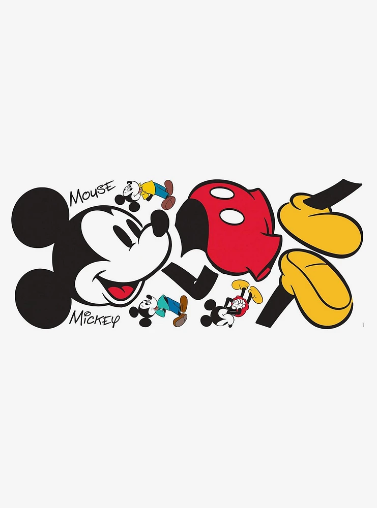 Disney Mickey Mouse Red Giant Wall Decals