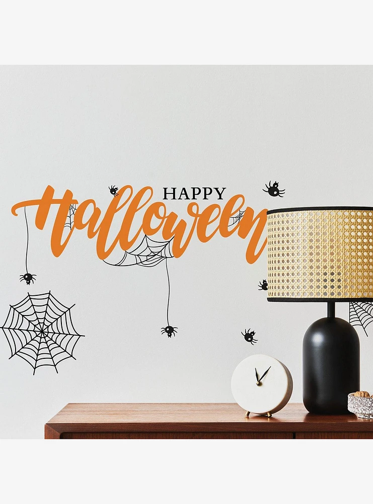 Happy Halloween Quote Peel & Stick Wall Decal