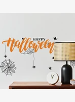 Happy Halloween Quote Peel & Stick Wall Decal