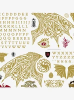 House of the Dragon Gold Wall Decals