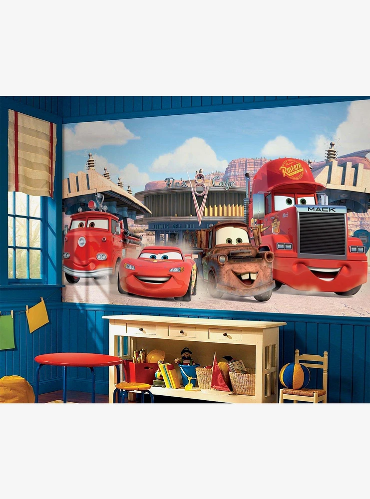 Disney Pixar Cars Friends To The Finish XL Wall Mural