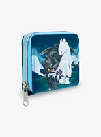 Loungefly How To Train Your Dragon Toothless & Light Fury Babies Mini Zipper Wallet