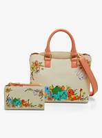 Loungefly Pokémon Group Portrait Floral Handbag - BoxLunch Exclusive