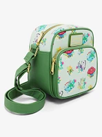 Loungefly Pokémon Grass Type Allover Print Crossbody Bag - BoxLunch Exclusive