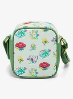 Loungefly Pokémon Grass Type Allover Print Crossbody Bag - BoxLunch Exclusive