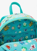 Loungefly Pokémon Water Type Lily Pad Allover Print Mini Backpack - BoxLunch Exclusive