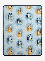 Bluey Bingo & Bluey Fleece Throw & Figural House Box