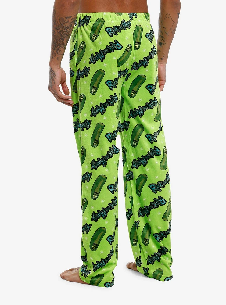 Rick And Morty Pickle Pajama Pants