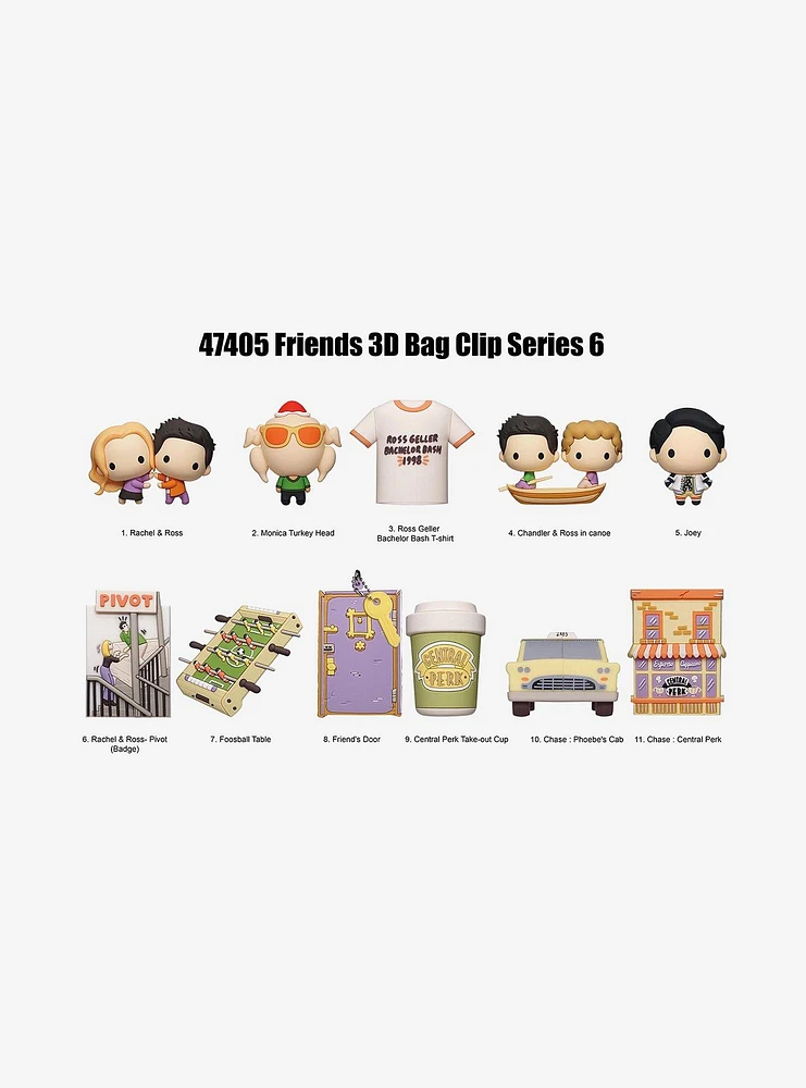 Friends Series 6 Blind Bag Figural Bag Clip