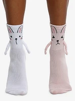 Bunny Magnetic Arms Mismatch Crew Socks