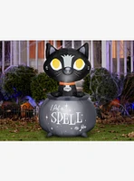 Disney Hocus Pocus Binx in Cauldron Light-Up Inflatable Decor