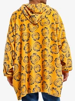 Garfield Face Fuzzy Oversized Hoodie