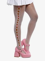 Hello Kitty Pink Bow Fishnet Tights