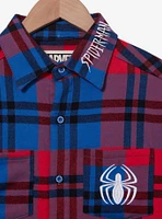 Cakeworthy Marvel Spider-Man Spider Red & Blue Flannel