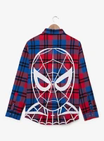 Cakeworthy Marvel Spider-Man Spider Red & Blue Flannel