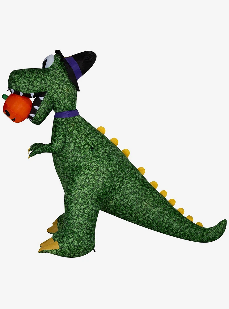 Animated T-Rex Jack-O'-Lantern Inflatable Decor