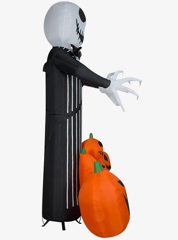 Disney Nightmare Before Christmas Jack Skellington Jack-O'-Lanterns Inflatable Decor