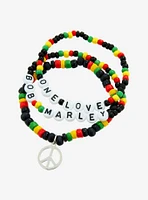 Bob Marley One Love Bracelet Set