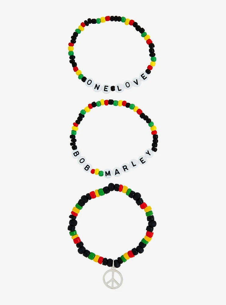 Bob Marley One Love Bracelet Set