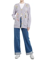 Disney Tangled Rapunzel & Flowers Girls Cardigan