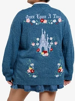 Disney Snow White And The Seven Dwarfs Flowers & Animals Girls Cardigan Plus