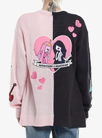 Adventure Time Marceline & Princess Bubblegum Hearts Girls Cardigan