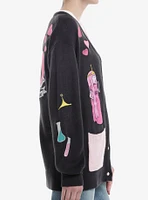 Adventure Time Marceline & Princess Bubblegum Hearts Girls Cardigan