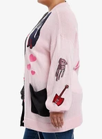 Adventure Time Marceline & Princess Bubblegum Hearts Girls Cardigan Plus