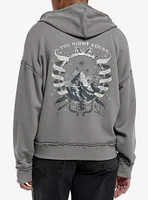 A Court Of Thorns And Roses Night Girls Oversized Hoodie