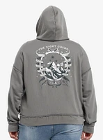 A Court Of Thorns And Roses Night Girls Oversized Hoodie Plus