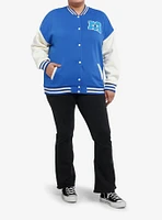 Disney Pixar Monsters University College Girls Varsity Jacket Plus