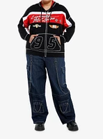 Disney Pixar Cars Lightning McQueen Panel Girls Oversized Hoodie Plus