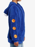 Sesame Street Cookie Monster Sherpa Girls Hoodie