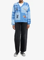 Disney Pixar Ratatouille Gingham Block Girls Cardigan