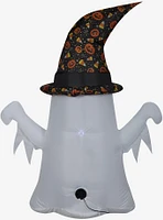 Ghost in Witch Hat Inflatable Decor