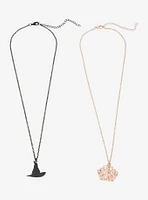 Wicked Glinda & Elphaba Headwear Best Friend Necklace Set