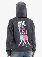 Disney Hannah Montana Tonal Panel Dark Wash Girls Hoodie